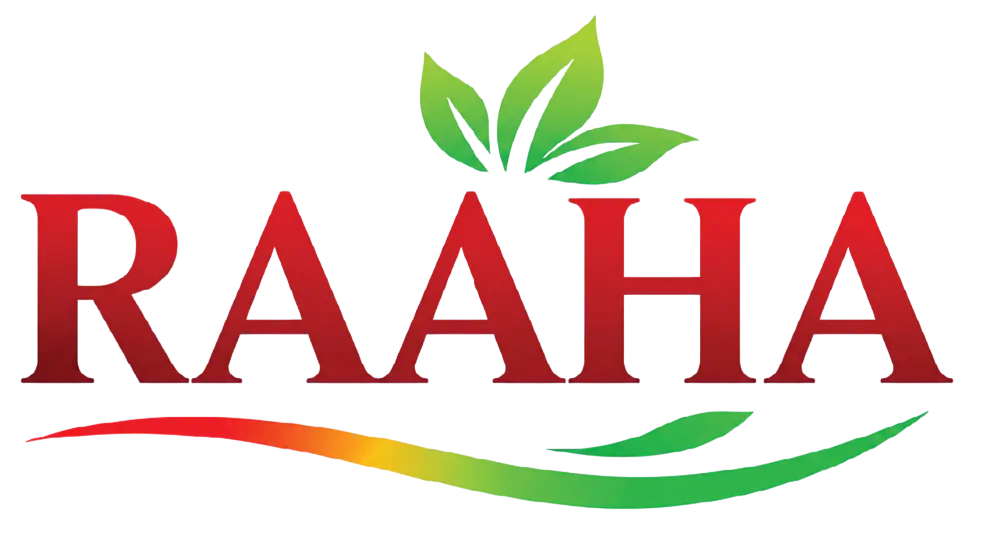 Raaha Organic Logo – Natural Herbal Pain Relief & Wellness Brand